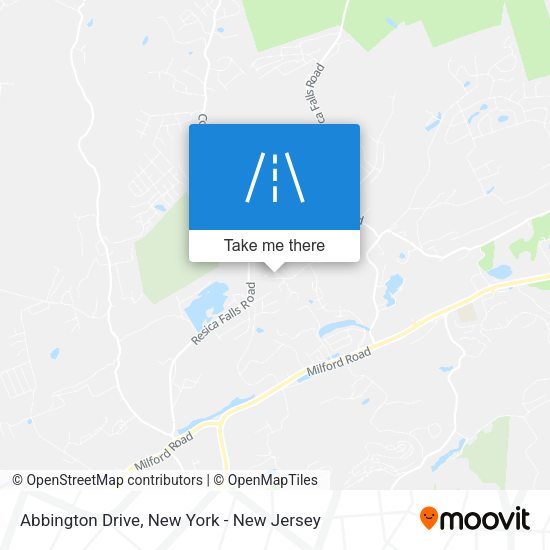 Abbington Drive map