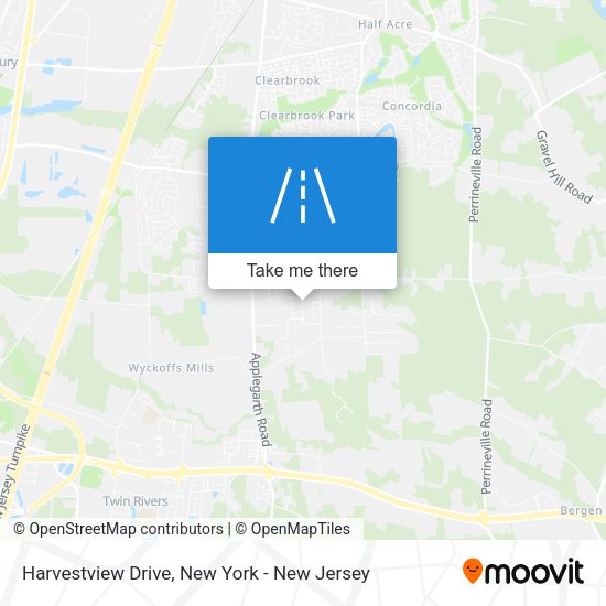 Harvestview Drive map