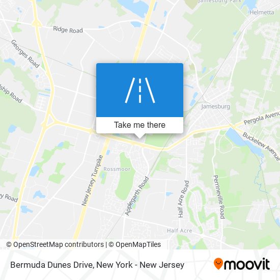 Bermuda Dunes Drive map