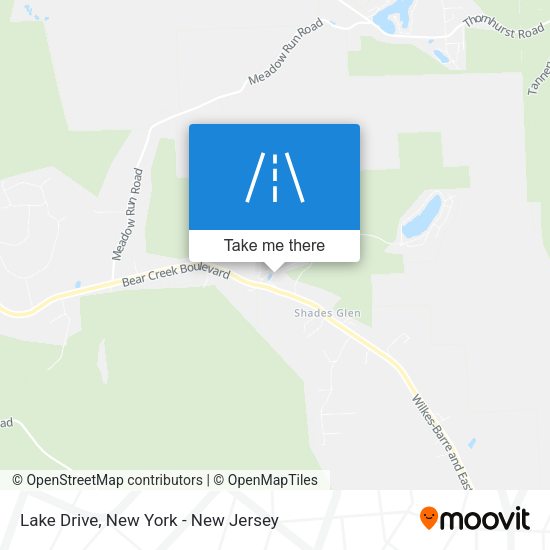 Lake Drive map