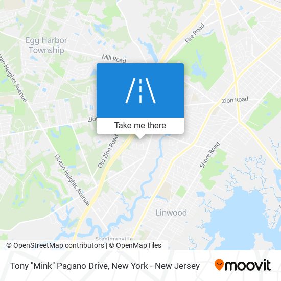 Mapa de Tony "Mink" Pagano Drive