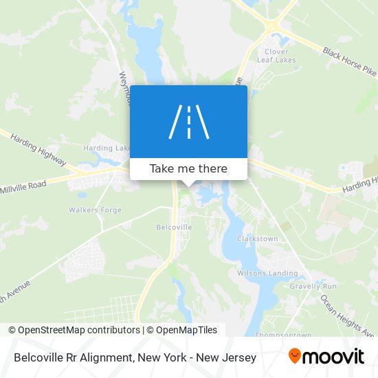 Belcoville Rr Alignment map