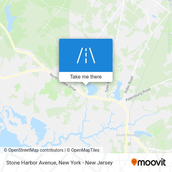 Mapa de Stone Harbor Avenue