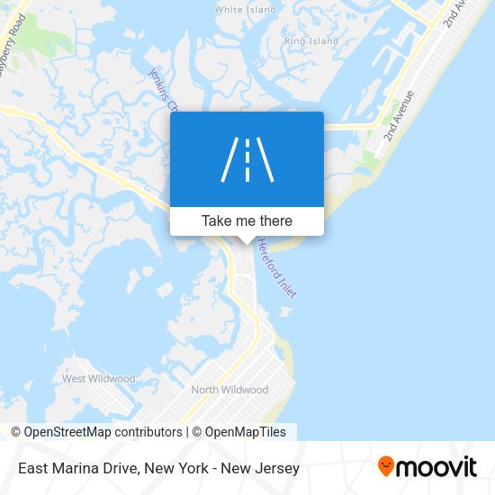 Mapa de East Marina Drive