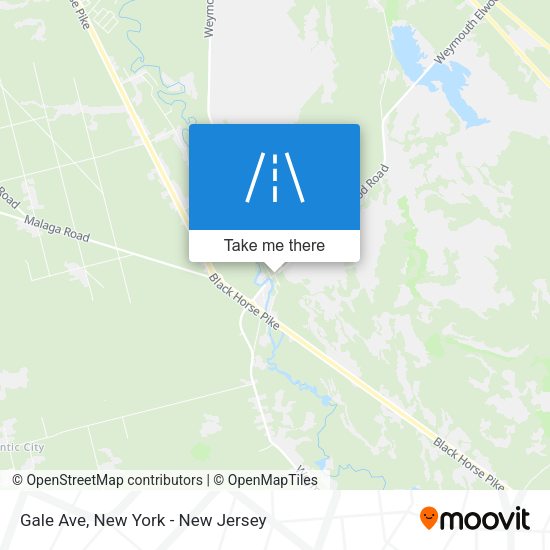 Gale Ave map