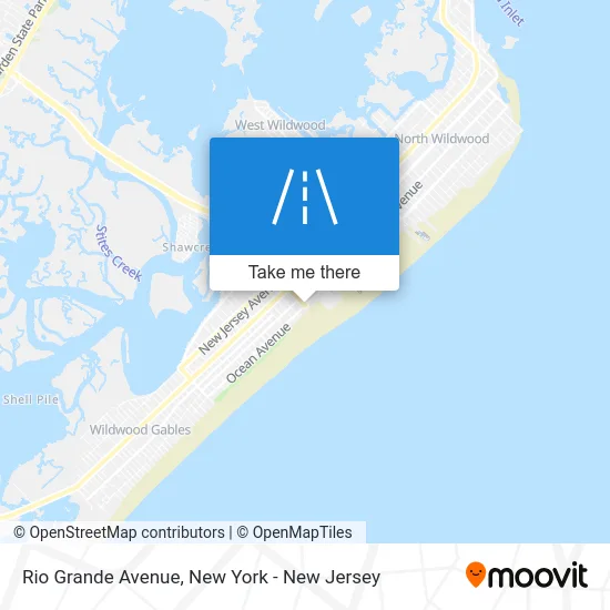 Rio Grande Avenue map