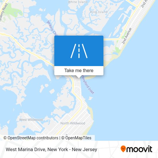 Mapa de West Marina Drive