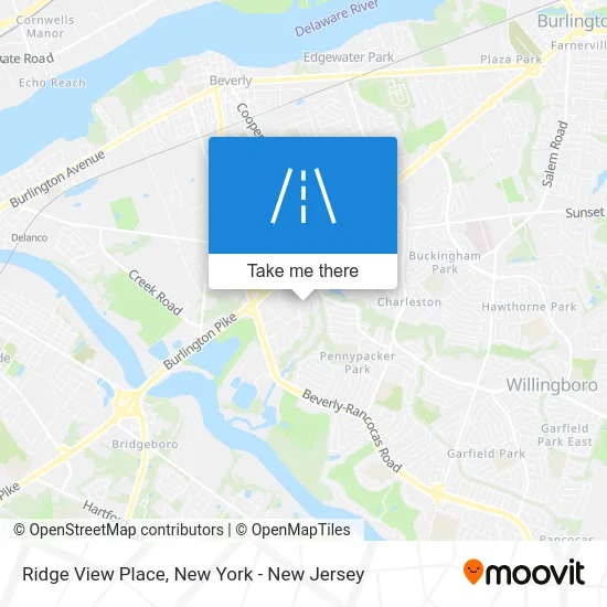 Ridge View Place map