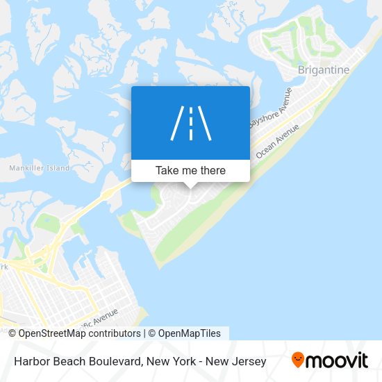 Harbor Beach Boulevard map