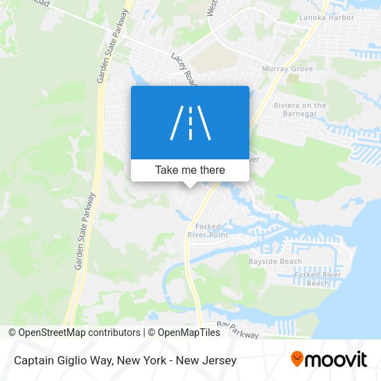 Captain Giglio Way map