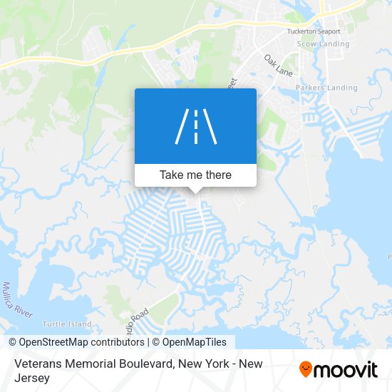 Mapa de Veterans Memorial Boulevard