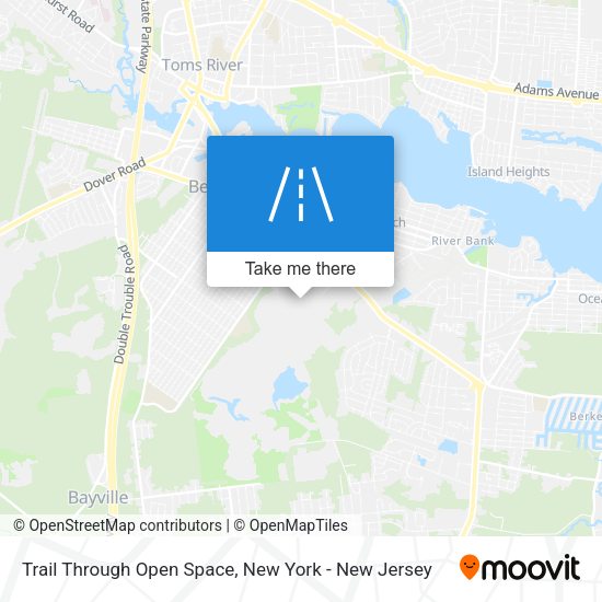 Mapa de Trail Through Open Space