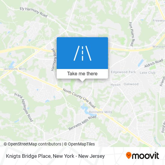 Mapa de Knigts Bridge Place