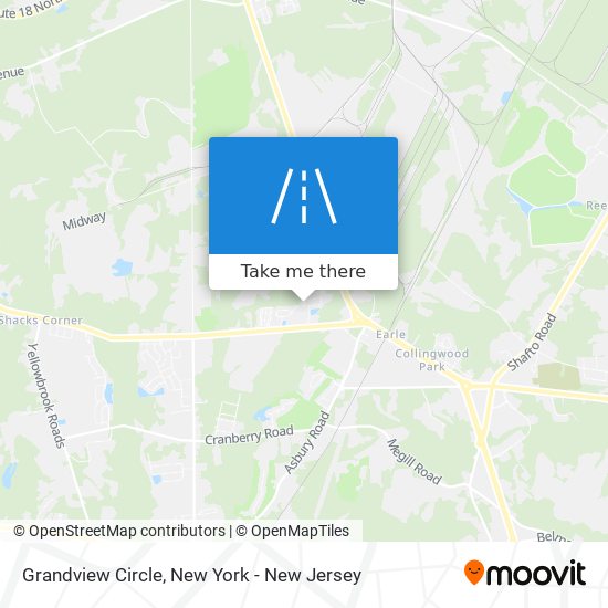 Grandview Circle map