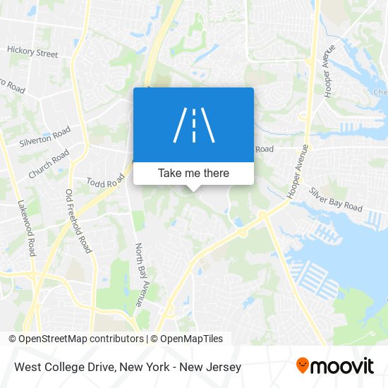 West College Drive map