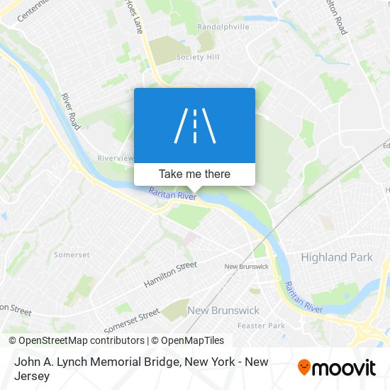 John A. Lynch Memorial Bridge map