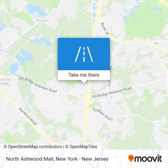 Mapa de North Ashwood Mall