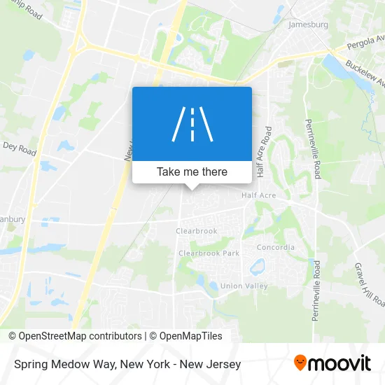 Spring Medow Way map