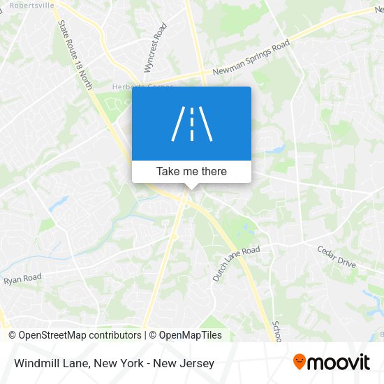 Mapa de Windmill Lane