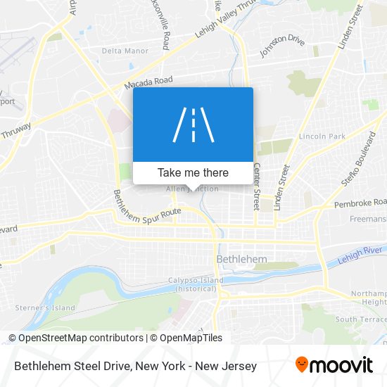 Mapa de Bethlehem Steel Drive