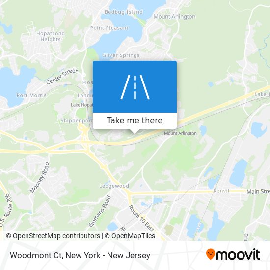 Mapa de Woodmont Ct