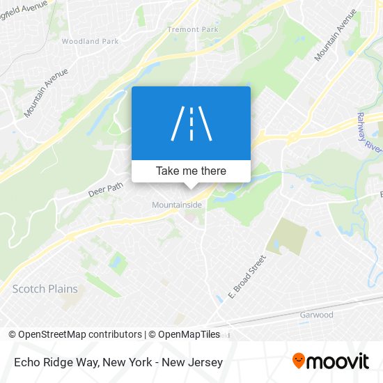 Echo Ridge Way map