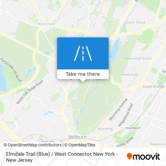 Mapa de Elmdale Trail (Blue) / West Connector