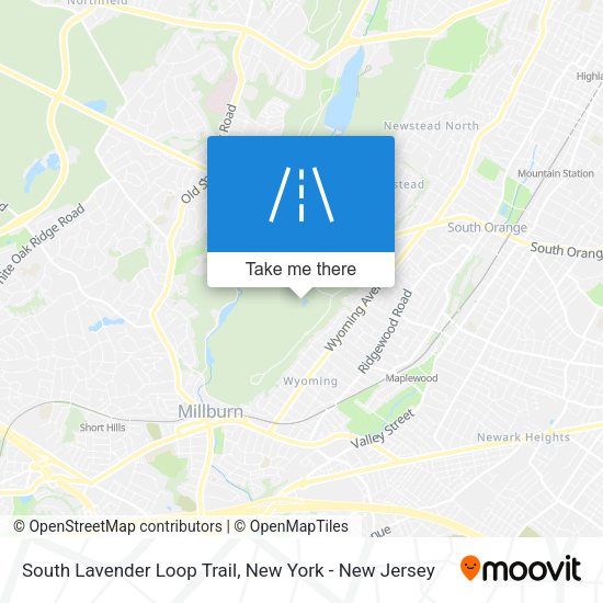 South Lavender Loop Trail map