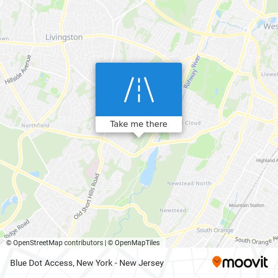 Blue Dot Access map