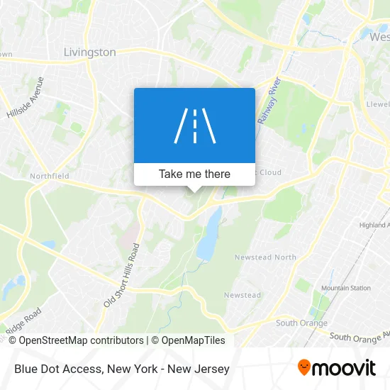 Blue Dot Access map