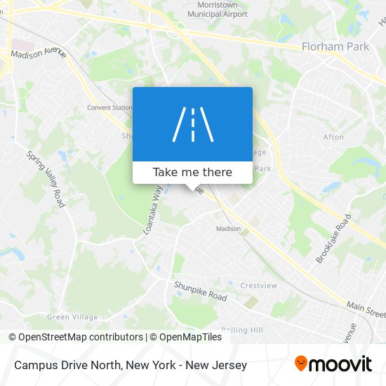 Mapa de Campus Drive North