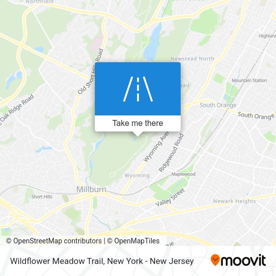 Mapa de Wildflower Meadow Trail