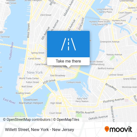 Willett Street map