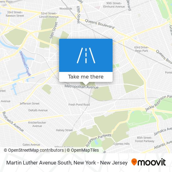 Mapa de Martin Luther Avenue South