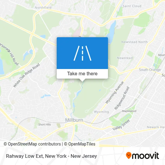 Rahway Low Ext map