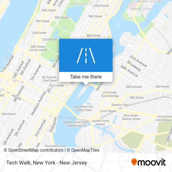 Tech Walk map