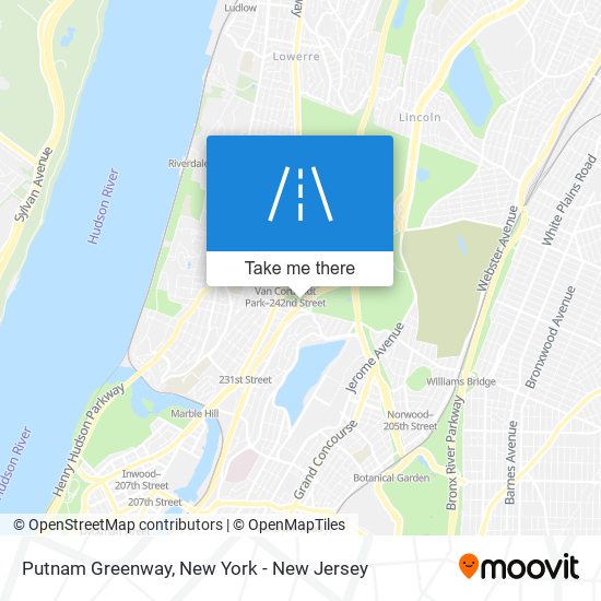 Putnam Greenway map