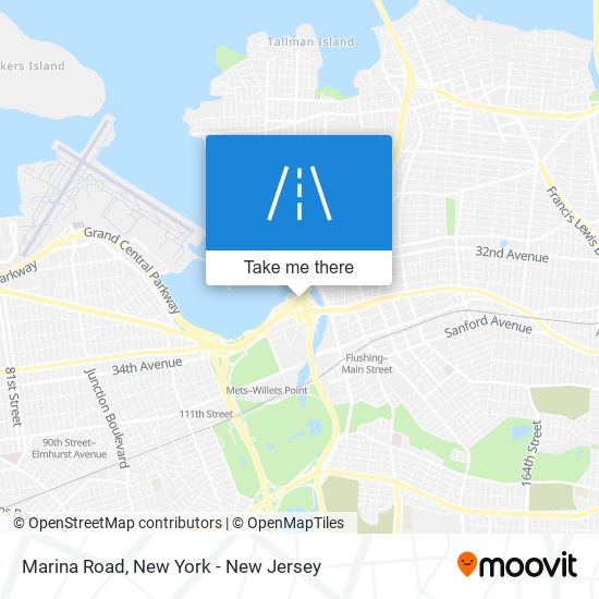 Marina Road map