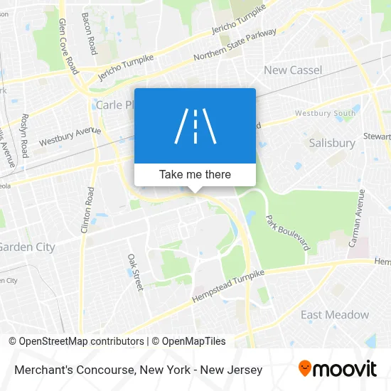 Merchant's Concourse map
