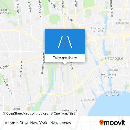 Vitamin Drive map