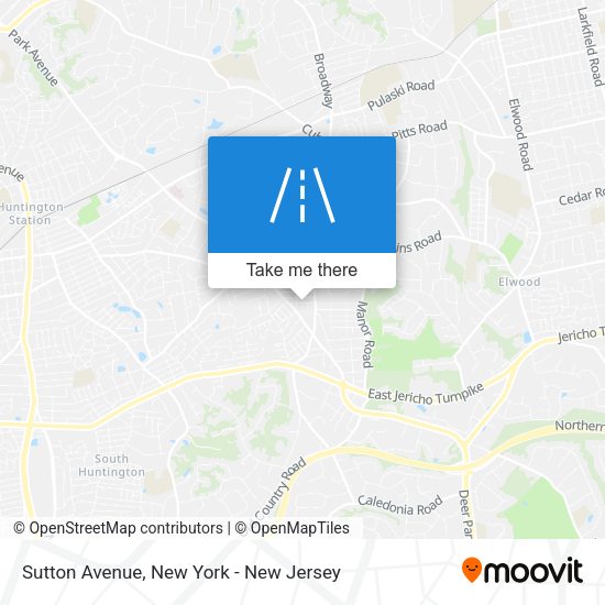 Mapa de Sutton Avenue