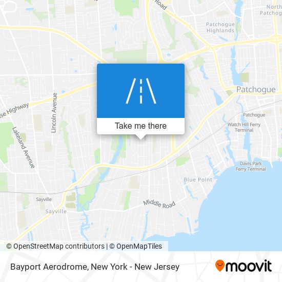 Bayport Aerodrome map