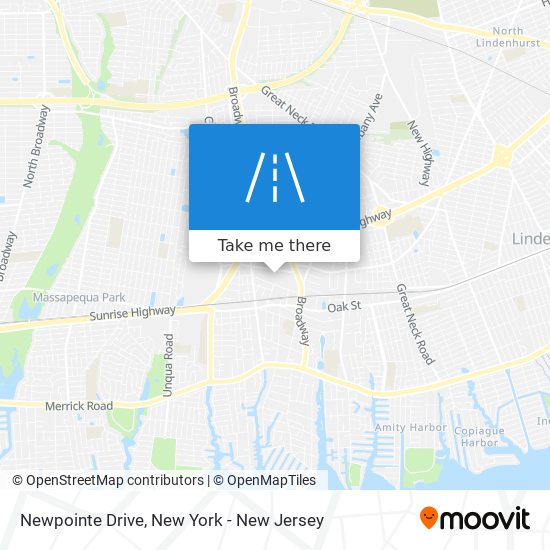 Mapa de Newpointe Drive