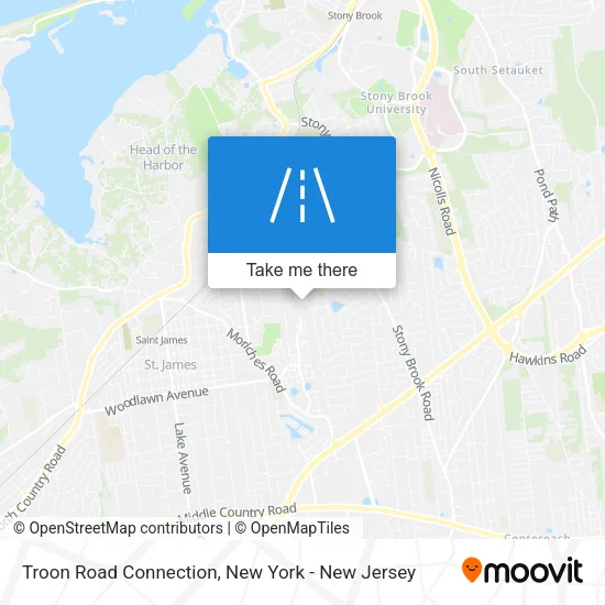 Troon Road Connection map