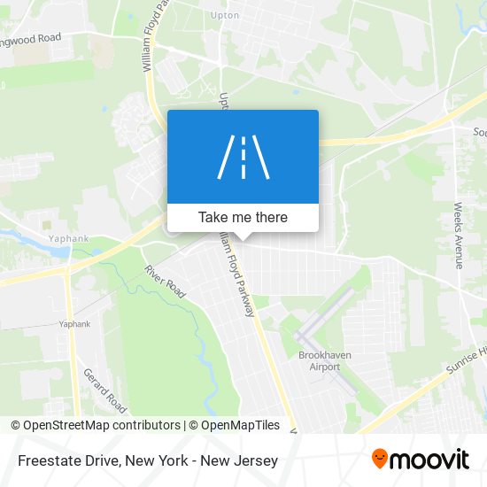 Mapa de Freestate Drive