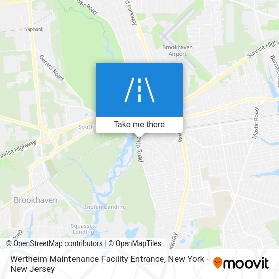 Wertheim Maintenance Facility Entrance map