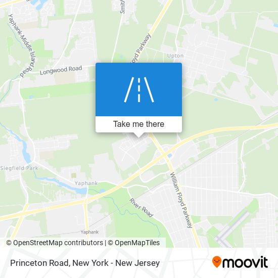 Mapa de Princeton Road