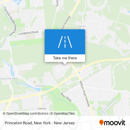 Princeton Road map