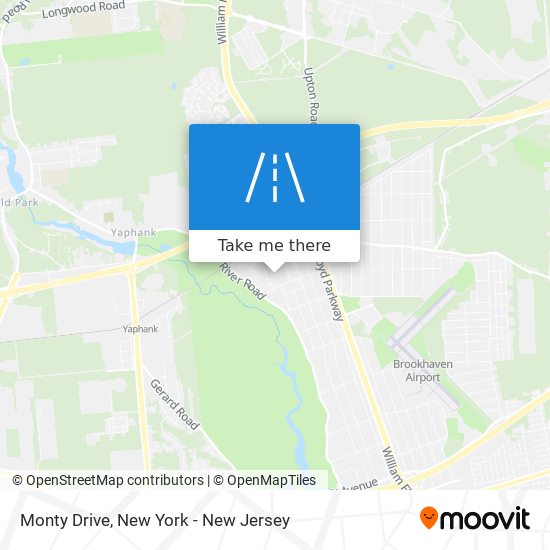 Monty Drive map