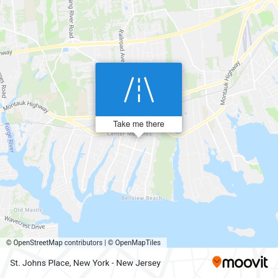 St. Johns Place map